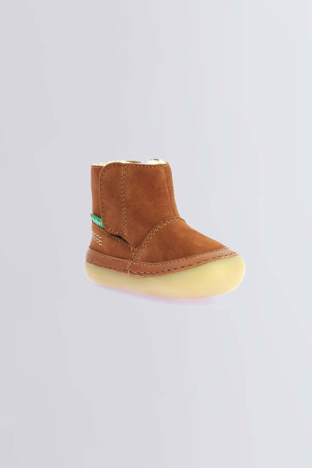 Sokifaune - Boots camel pour fille et garçon de la marque Kickers  - Kids & Co © Officiel Sokifaune - Boots camel pour fille et garçon de la marque Kickers  - Kids & Co © Officiel