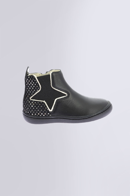 Kick Popstar - Boots noires pour fille de la marque Kickers  - Kids & Co © Officiel