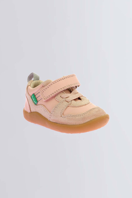 Kickfreshi - Sneakers rose clair pour fille et garçon de la marque Kickers  - Kids & Co © Officiel
