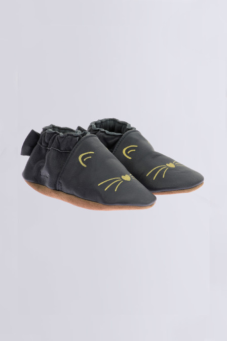 Goldy Cat marine - chaussons pour fille - Kids & Co © Goldy Cat marine - chaussons pour fille - Kids & Co ©